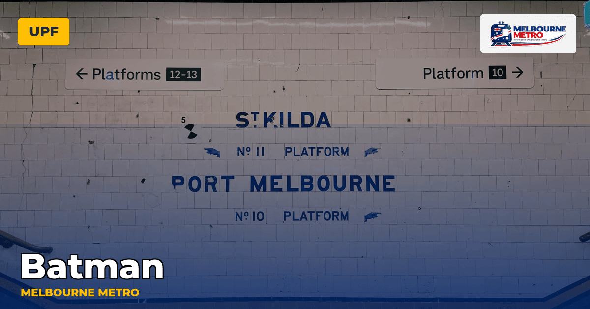 Batman station — Melbourne Metro