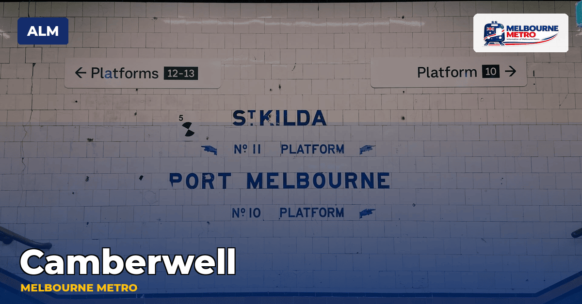 Camberwell station — Melbourne Metro