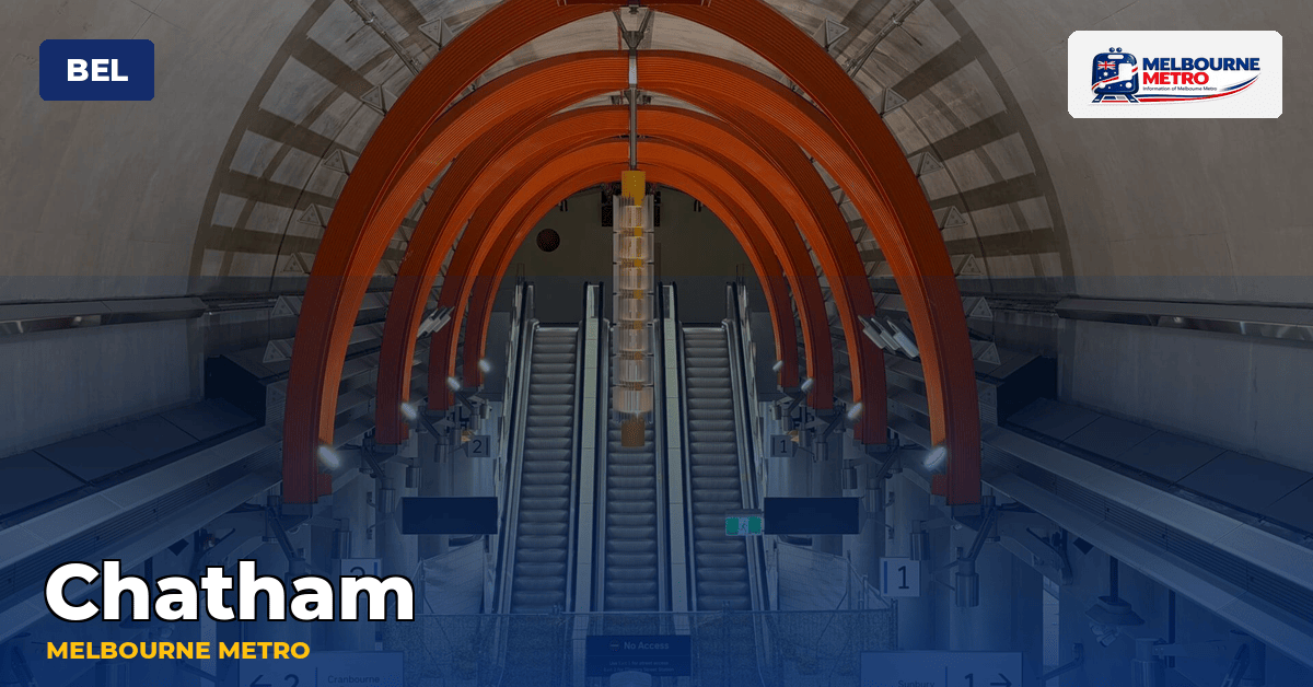 Chatham station — Melbourne Metro