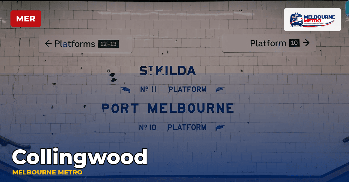 Collingwood station — Melbourne Metro