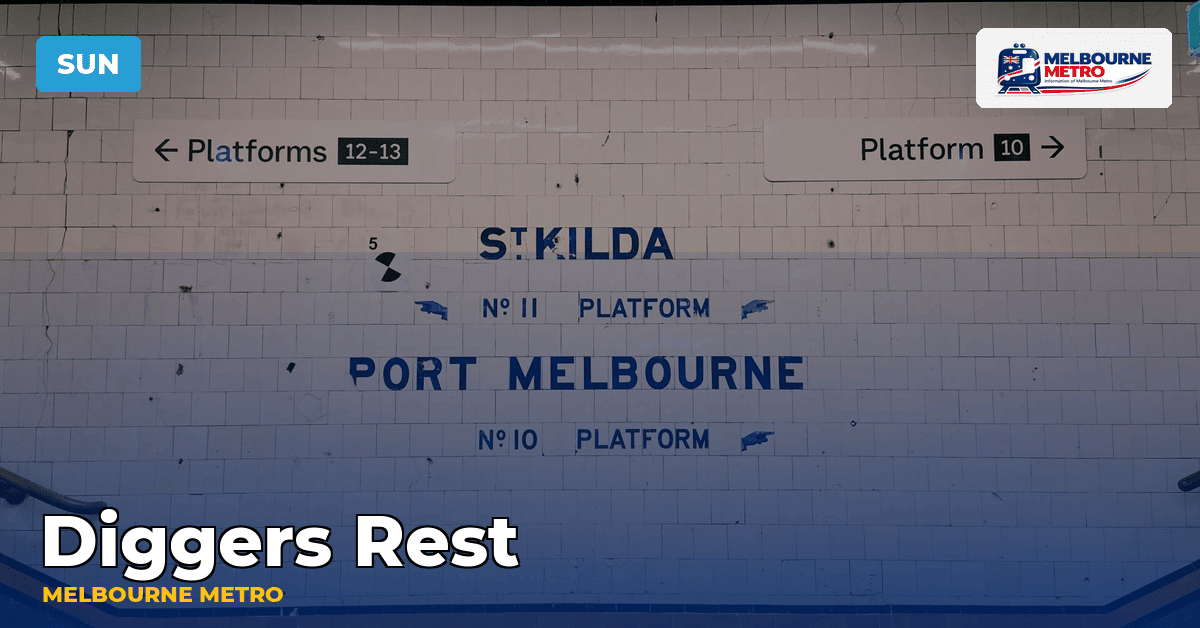 Diggers Rest station — Melbourne Metro