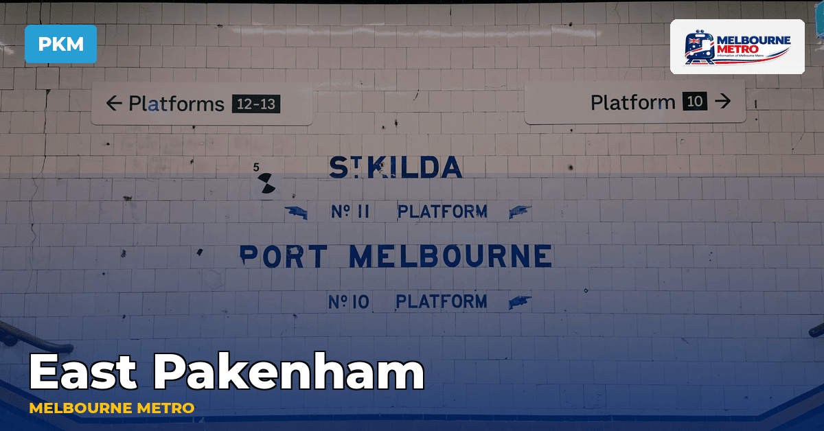 East Pakenham station — Melbourne Metro