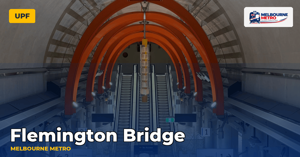 Flemington Bridge station — Melbourne Metro