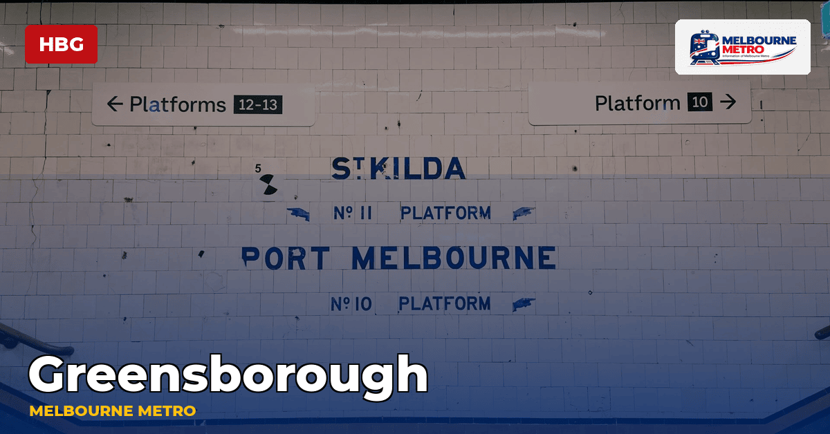 Greensborough station — Melbourne Metro