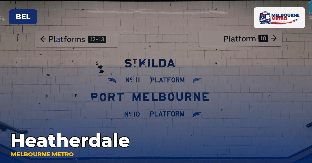 Heatherdale station — Melbourne Metro
