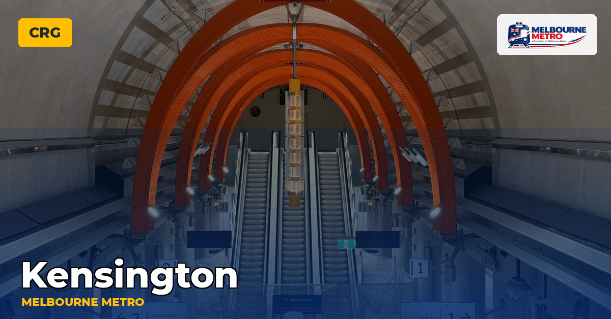 Kensington station — Melbourne Metro