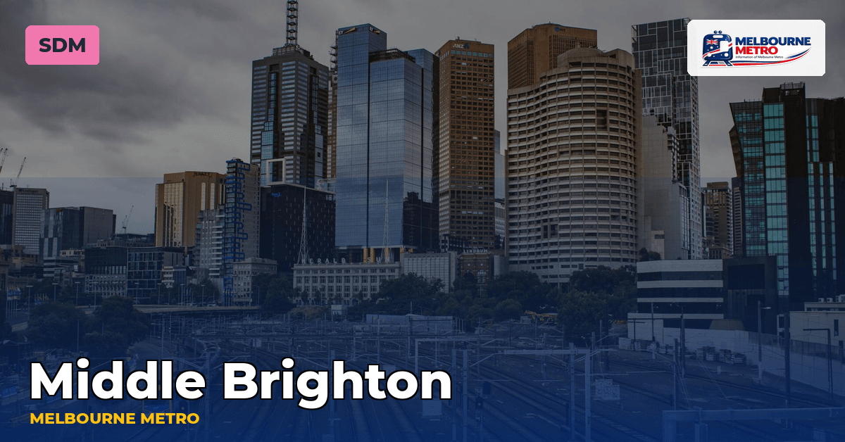 Middle Brighton station — Melbourne Metro
