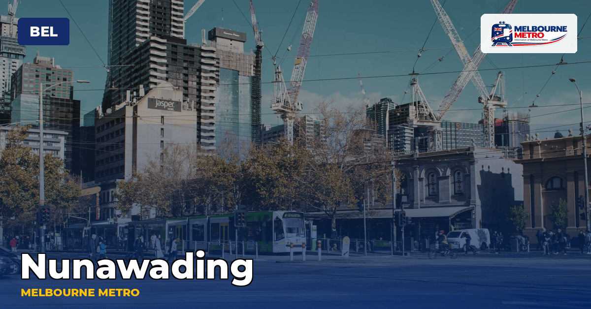 Nunawading station — Melbourne Metro