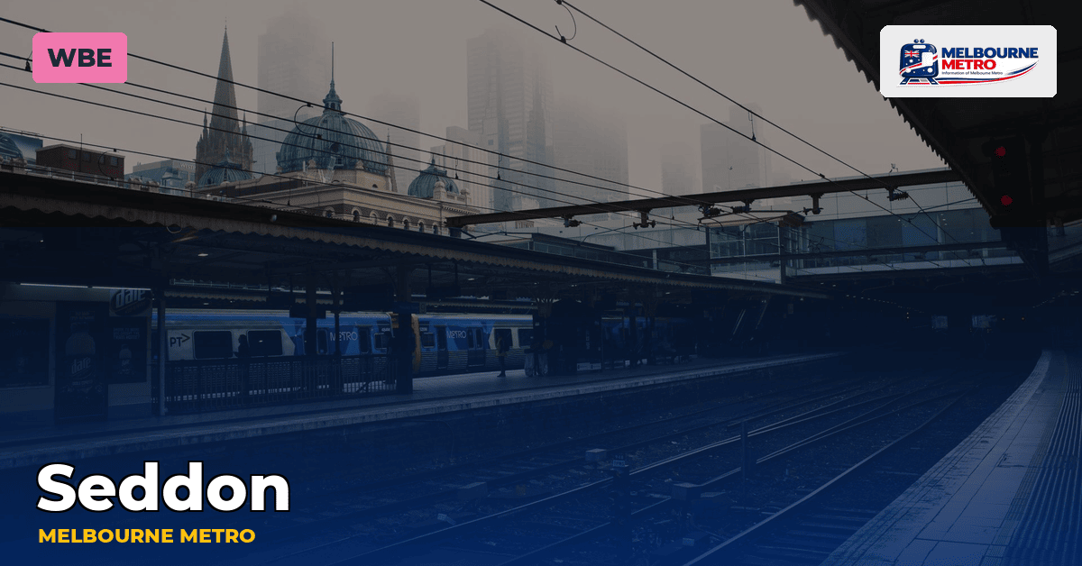 Seddon station — Melbourne Metro